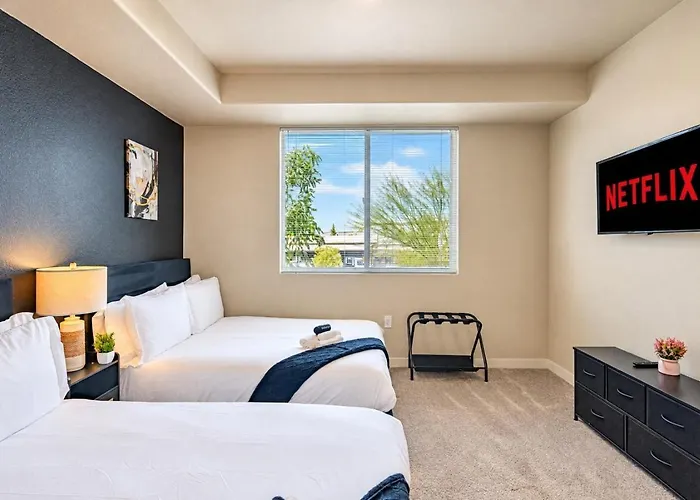 Apartment Trendy 2bd Gym Pool Parking Wd Sleeps 8 Tempe